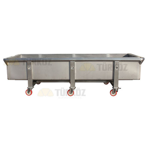 Cubeta de elaboración de queso de filtración - Turkoz Makina Sanayi ve tic. a.s. - de pasta prensada cocida / pasta prensada no cocida / de acero inoxidable