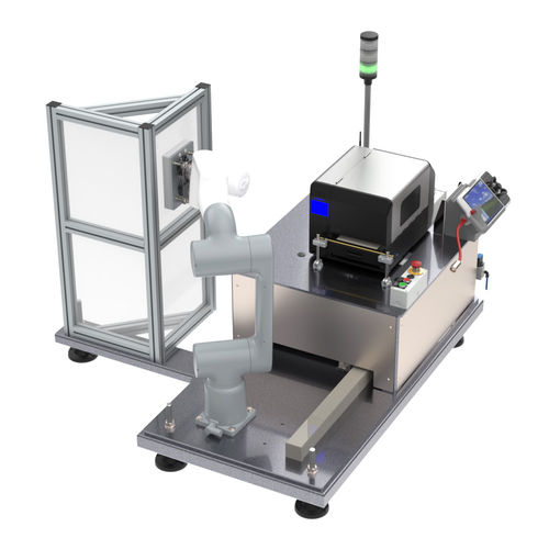 Máquina de impresión-colocación de etiquetas automática - Performance BOT - LABELPACK