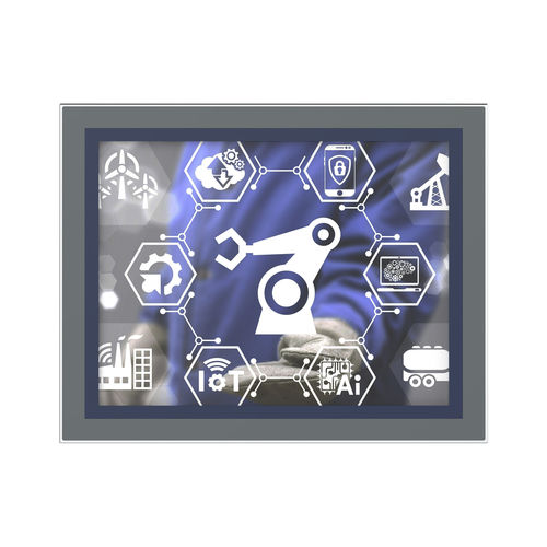Panel PC TFT LCD - TPC-DRM150W - Shenzhen TAICENN Technology Co., Limited - con pantalla táctil resistiva de 5 hilos / retroiluminación LED / 15"