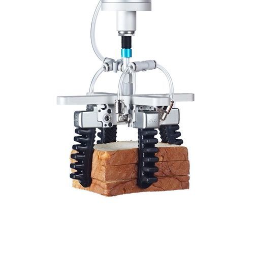 Pinza de prensión neumática - Suzhou Rochu Robotics Co.,Ltd - blanda / de 4 mandíbulas / para la industria agroalimentaria