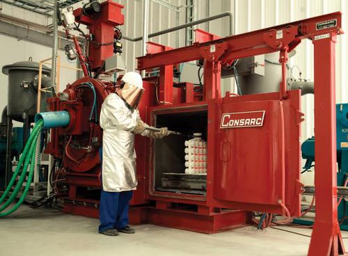 Horno de retorta rotativa - VPIC - CONSARC - de fusión / de inducción / de vacío