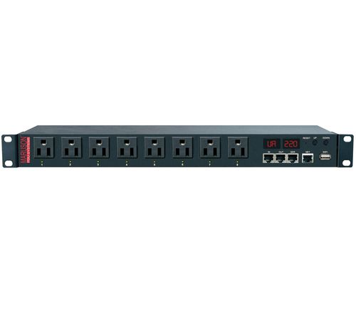 Unidad de distribución de alimentación en bastidor - NPM-R series - Maruson Technology - rack de 19" / conmutada a través de Internet