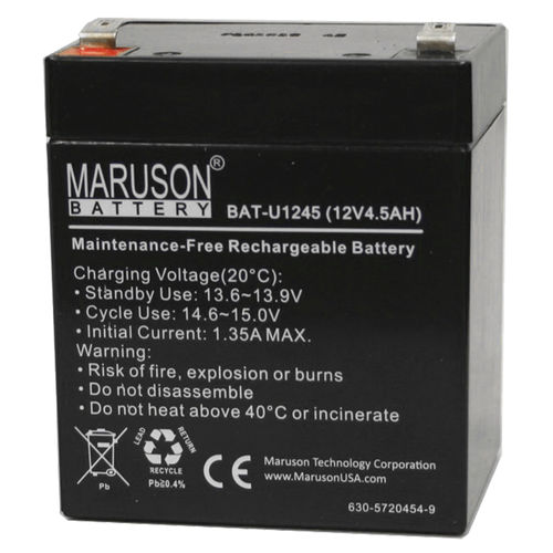 Batería VRLA - BAT-U12 series - Maruson Technology - 12 V / automática