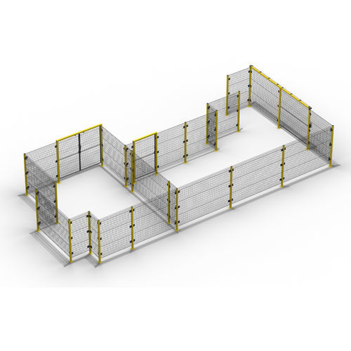 Tabique de taller - Eco line - Dierre Group - para la protección de áreas / modular / corredero