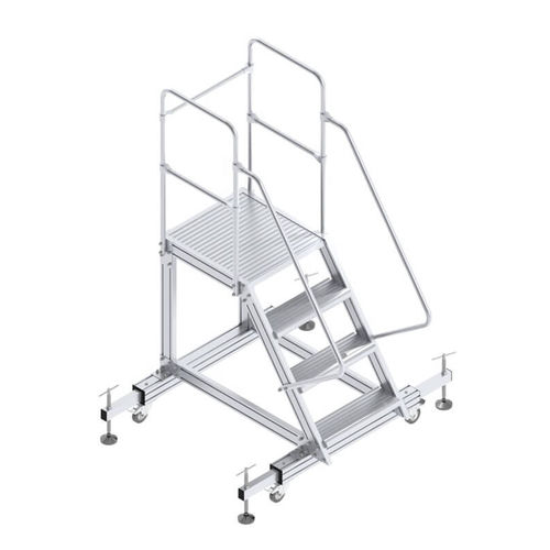 Escalera de aluminio - SARAYLI LTD. STI. - simple / móvil / de plataforma