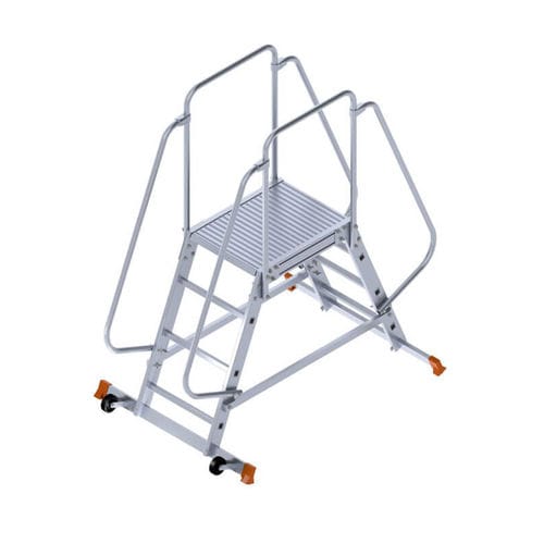 Escalera de aluminio - SARAYLI LTD. STI. - móvil / de plataforma