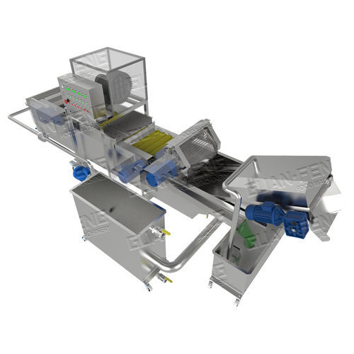 Lavadora de verduras - GQX-M-53 - Zhejiang Guanfeng Food Machinery Co.,Ltd. - para fruta / de banda / de pulverización