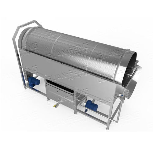 Lavadora de verduras - GGX-3-Φ780 - Zhejiang Guanfeng Food Machinery Co.,Ltd. - para fruta / de tambor / de pulverización