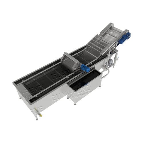 Lavadora agroalimentaria para verdura - GQX series - Zhejiang Guanfeng Food Machinery Co.,Ltd. - para fruta / para pescado / de inmersión