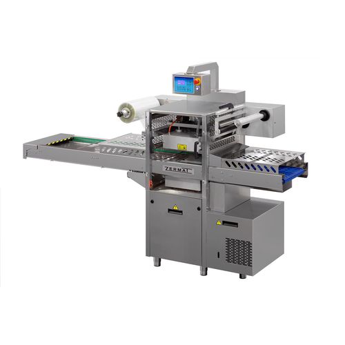 Operculadora lineal - TB 4 - Zermat - automática / al vacío / compacta
