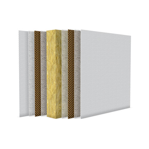 Panel sándwich resistente al fuego - SeaPan WP 25/15 - CBG Composites GmbH - alma de basalto y cerámica / cara de vidrio / para tabique