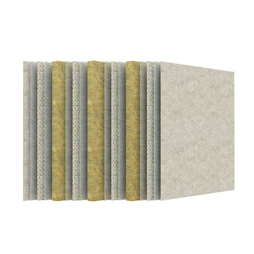 Panel sándwich alma de basalto y cerámica - FirePan 40/90 - CBG Composites GmbH - cara de vidrio / antimoho / antivibración