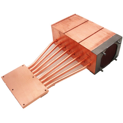 Disipador térmico de cobre - A1664 - Awind heat sink - de potencia / con tubo térmico