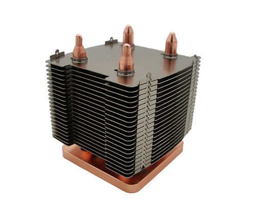 Disipador térmico de aluminio - A1498 - Awind heat sink - de potencia / con tubo térmico