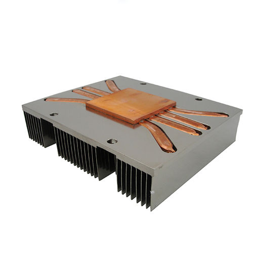 Disipador térmico de aluminio - A1626 - Awind heat sink - para equipos de telecomunicaciones / con tubo térmico