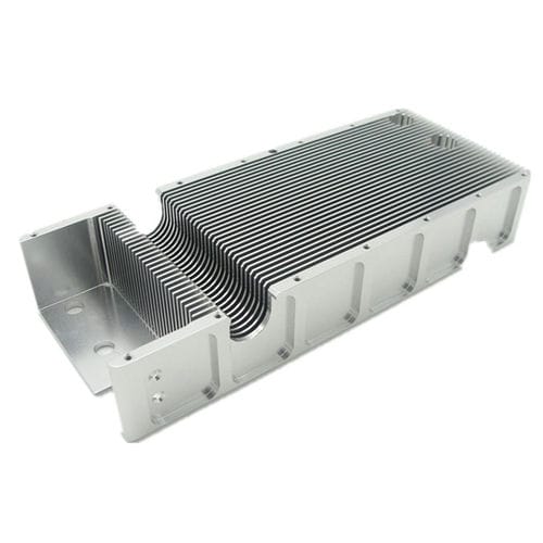 Disipador térmico de aluminio - AL 6061 - Awind heat sink - fresado y taladrado por CNC
