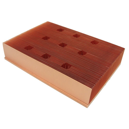 Disipador térmico de cobre - A1743 - Awind heat sink - de aletas finas