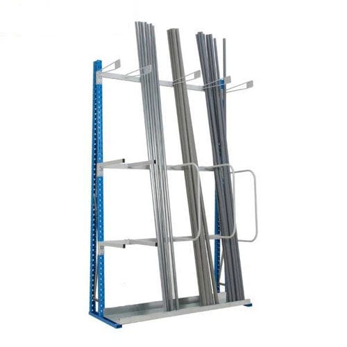 Sistema de estanterías de almacenamiento vertical - Nanjing A-Plus Metal Products Co.,Ltd - unilateral / doble cara / para carga alargada