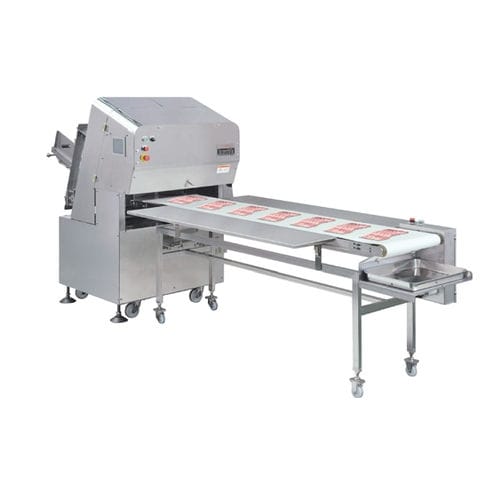 Cortadora de alta eficacia - NUS - 300 - IRE-KOREA - de carne / automática / de pie