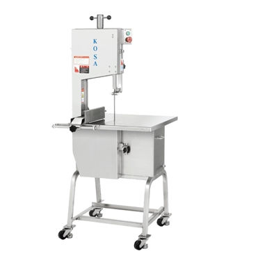 Sierra de cinta para huesos industrial - KOSA - 350 - IRE-KOREA - de acero inoxidable / con mesa fija