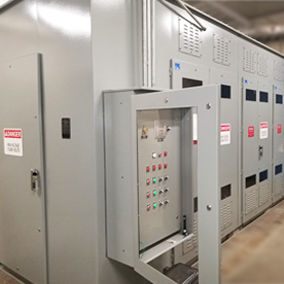 Batería de condensadores fija - PowerMCap Series - Powerside - preensamblada / para compensador del factor de potencia / cerrada