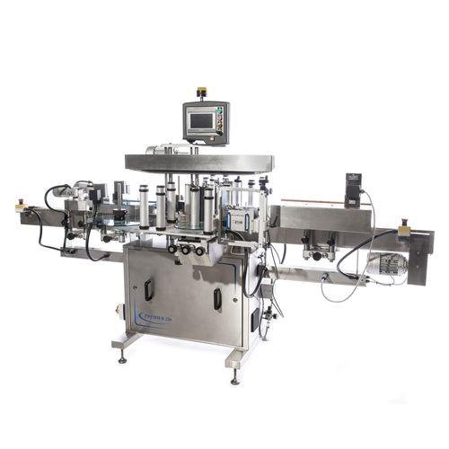 Etiquetadora totalmente automática - P250 - Premier Labellers - para botellas / para aplicación en el lateral del producto / para etiquetas autoadhesivas