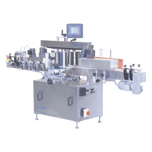 Etiquetadora totalmente automática - P150 - Premier Labellers - para botellas / para productos químicos / para aplicación en el lateral del producto