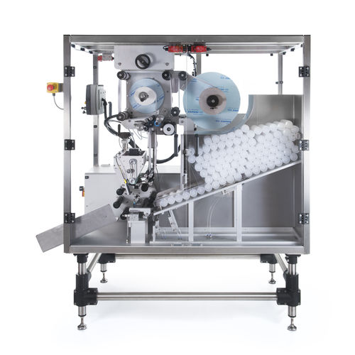 Etiquetadora automática - P500 - Premier Labellers - para tuberías / wraparound / para aplicaciones cosméticas