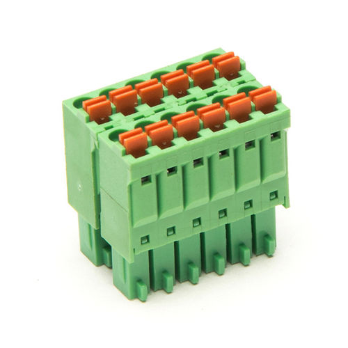 Bloque de conexión enchufable - F73-V-3.5 - Dongguanshi Welink Electronic Technology Co.,Ltd - sin tornillos / de muelle / de doble piso