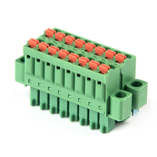 Bloque de conexión enchufable - F73-V-3.81 - Dongguanshi Welink Electronic Technology Co.,Ltd - sin tornillos / de muelle / de doble piso