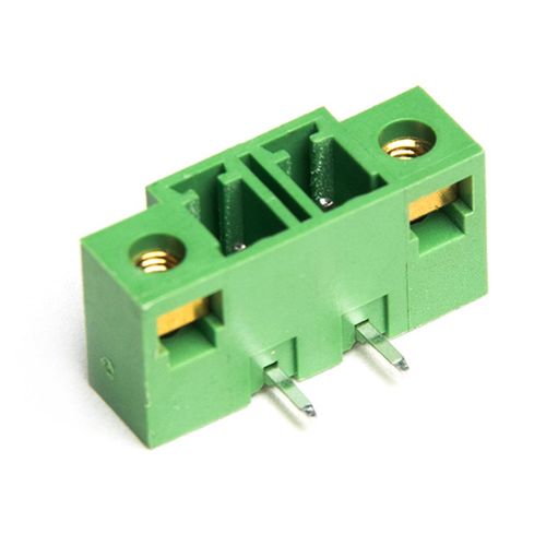 Regleta de contacto macho - F83-2-5.08 - Dongguanshi Welink Electronic Technology Co.,Ltd - de una sola hilera / en ángulo recto / 5.08 mm (0.200")
