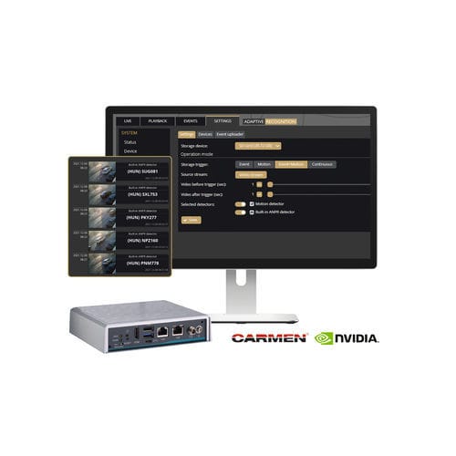 Sistema de cámara para tráfico inteligente - Carmen® BOX - Adaptive Recognition - para el control del tráfico / de seguridad / de videovigilancia