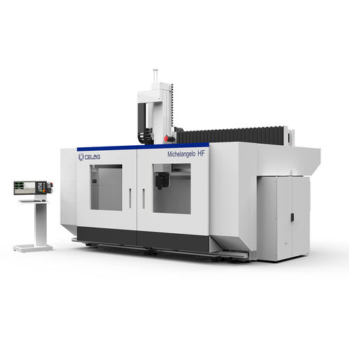 Centro de mecanizado CNC 5 ejes - MICHELANGELO HF - Celag Srl - vertical / para compuestos / para madera
