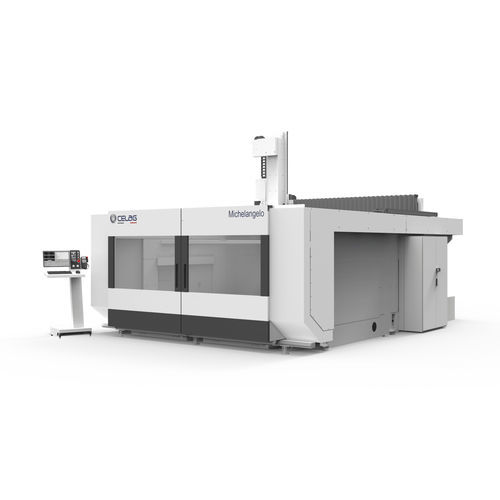 Centro de mecanizado CNC 5 ejes - MICHELANGELO HF D - Celag Srl - vertical / para compuestos / para madera