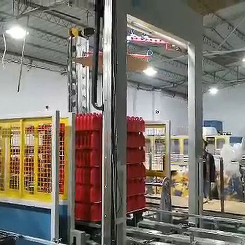 Paletizador robotizado - PDB-144 - Dongguan JinJun Machinery Co., Ltd. - con con máquina apiladora / para botellas / de manipulación