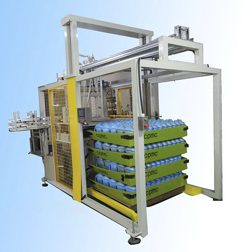 Embarquilladora paletizadora robotizada - PTP-220 - Dongguan JinJun Machinery Co., Ltd. - automática / para la industria de moldeo por soplado / para la industria del embotellado