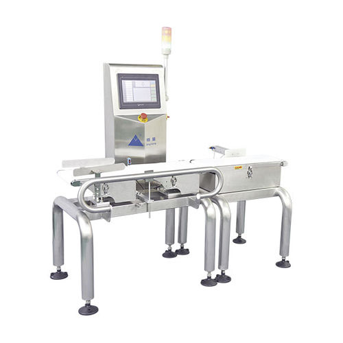 Clasificadora ponderal para línea de producción - JLCW-1200g - Zhongshan Jingliang Weighing Instrument Co.,Ltd. - para máquina de embalaje / de botellas / con transportador de cinta