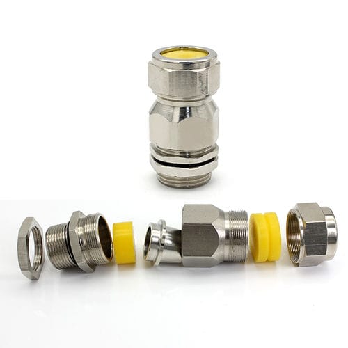 Prensaestopas antideflagrante - JX-6-EX series - YUEQING JIXIANG CONNECTOR CO., LTD - de latón niquelado / de acero inoxidable / de latón