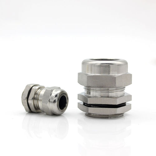 Prensaestopas resistente al agua - JX-M-SS series - YUEQING JIXIANG CONNECTOR CO., LTD - de acero inoxidable / resistente a los productos químicos / roscado
