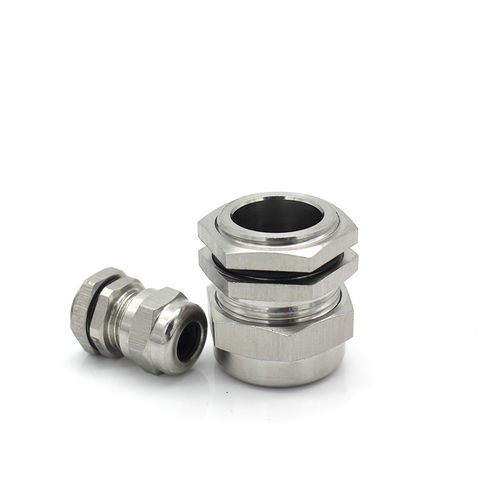 Prensaestopas resistente al agua - JX-G-SS series - YUEQING JIXIANG CONNECTOR CO., LTD - de acero inoxidable / resistente a los productos químicos / roscado