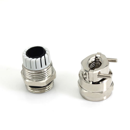 Prensaestopas de latón niquelado - JX-M-DL series - YUEQING JIXIANG CONNECTOR CO., LTD - de PA / de nailon / IP68