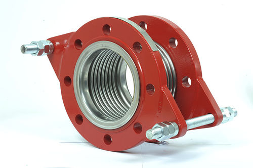 Compensador de dilatación de metal - Totalien Endustriyel Urunler Sanayi limited Sirketi - redondo / con brida / axial