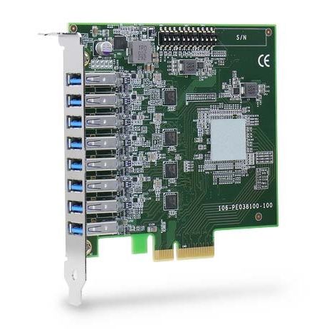 Tarjeta de adquisición de vídeo PCI Express - PCIe-USB381F - Neousys Technology - 8 canales