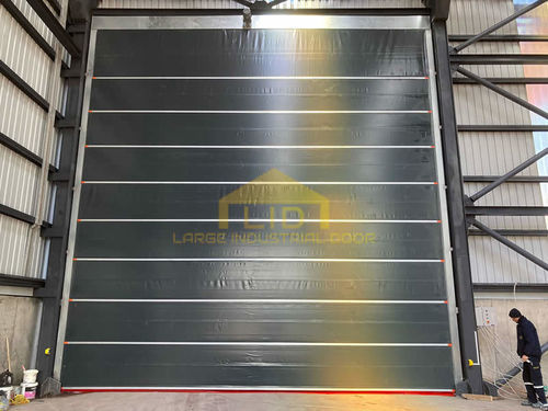 Puerta de hangar - MFHD100 - Large Industrial Door Co., LTD - de tejido / para interior / industrial