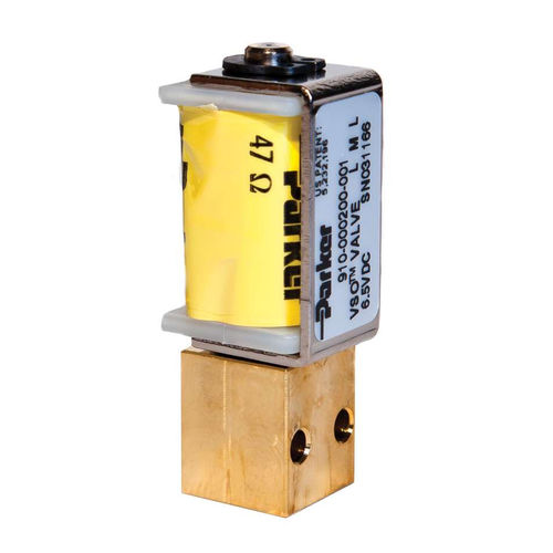 Electroválvula de bajo caudal - 910-000200-00 series - Parker Precision fluidics Division - de 2 vías / NC / para gas