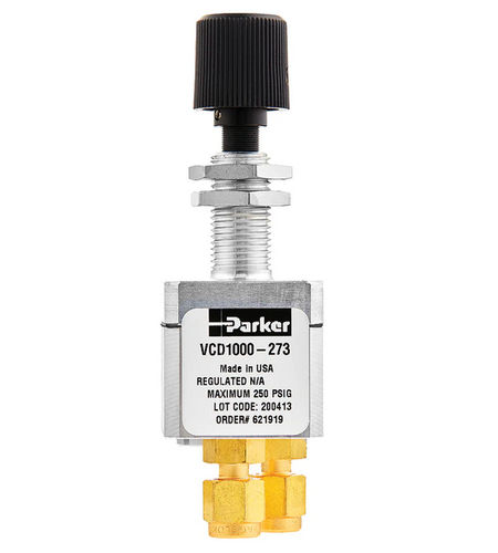 Regulador de caudal de membrana - VCD 1000 - Parker Precision fluidics Division - de presión diferencial / másico / para gas