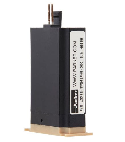 Electroválvula de diafragma - LQX12 series - Parker Precision fluidics Division - de 3 vías / NC / aire