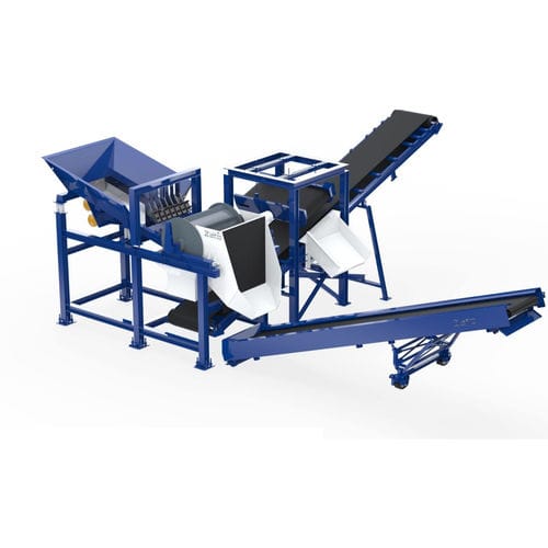 Criba para obra de construcción - BLUE SORTER 20 - ZATO srl Unipersonale - vibratoria / de tambor / para residuos