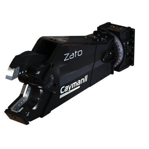 Cizalla de demolición hidráulica - Cayman - ZATO srl Unipersonale - para excavadora / para rieles / para chatarra