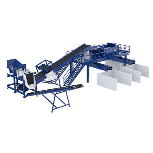 Criba para selección - BLUE SORTER 40 - ZATO srl Unipersonale - de proceso / vibratoria / para residuos